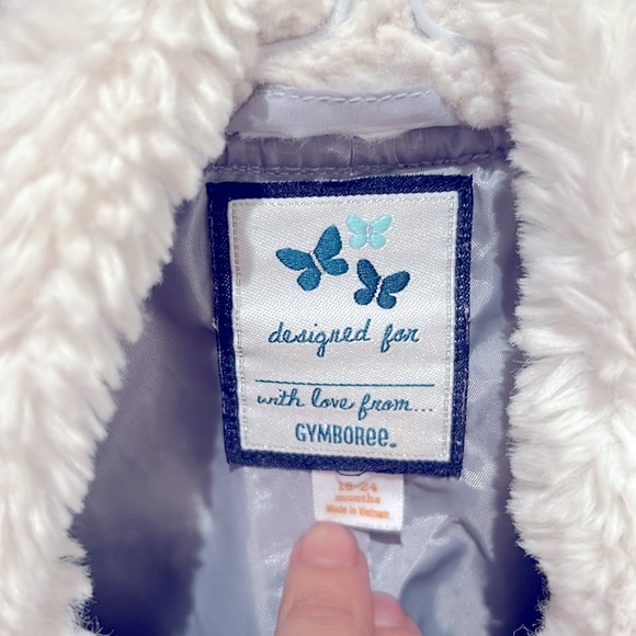 Gymboree grey jacket (18-24 months) - Picture 3 of 4